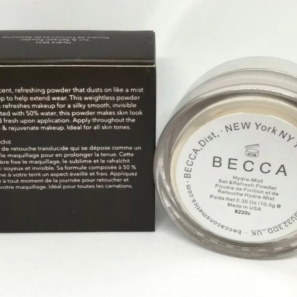 BECCA HYDRA- MIST SET & REFRESH POWDER - FULL SIZE - Picture 9 of 13